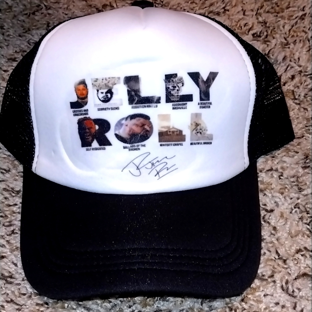 Jelly roll trucker hat